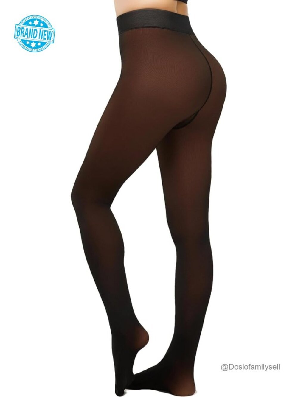Fleece Lined Tights Women Sheer Warm Pantyhose Thermal Thick Tights for Dresses
